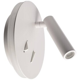 Deko Light Brahe IV Brahe IV nástenné svetlo pevne zabudované LED osvetlenie 8.50 W En.trieda 2021: G (A - G) dopravná biela; Brahe IV