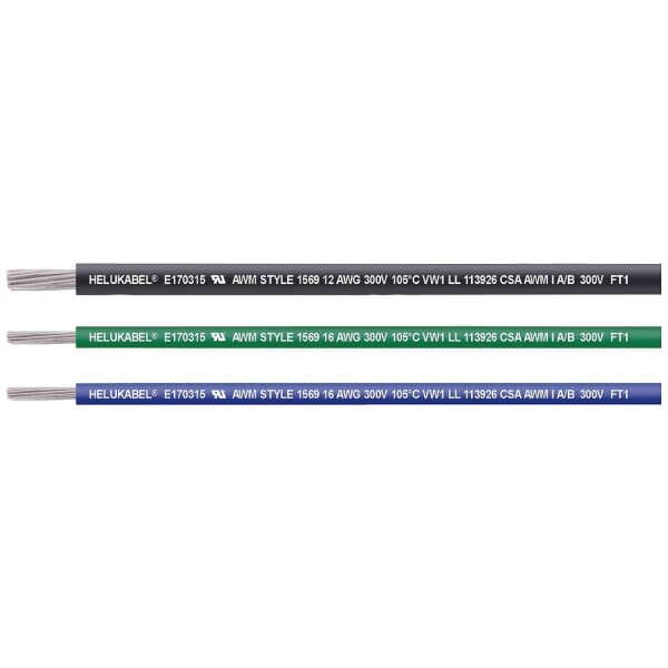 HELU 66604-305 jeden drôt, UL 1569, 1 x 2.08 mm², červená, 305 m; 66604-305