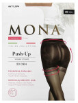 Dámske pančuchové nohavice Mona Push-Up 20 den 2-4 visone/odc.béžová 2-S
