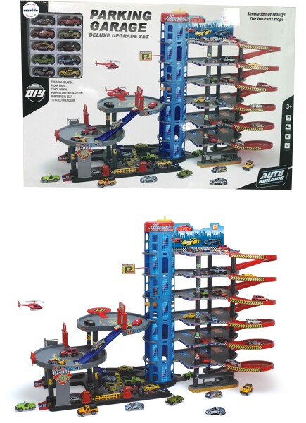 Mamido Mamido Veľká parkovacia garáž s výťahom a autíčkami Mega XXL MT1171