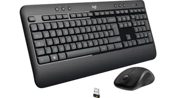 Logitech Wireless Desktop MK540 Advanced UK / Klávesnica / Myš / USB / Šedá / UK verzia (920-008684)