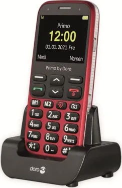 Doro Primo 368 červená / Telefón / Tlačidlový (360086)