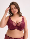 Gaia polomäkká podprsenka BSM 1313 Jovana Maxi Maroon kaštanové 105F