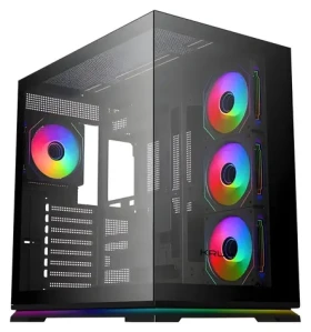 KRUX Atron čierna / PC skriňa / ATX / micro-ATX / mini-ITX / priehľadná bočnica / bez zdroja (KRXD017)