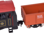 Mamido Elektrická vláčik klasická parná lokomotíva s ovládacou jednotkou H0 1:87 RC0643