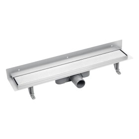 Laveo - Basso - sprchový žľab nástenný 100 cm, nerez COB_211D