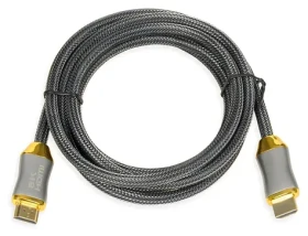 Kábel HDMI 2.1 8K 2 m strieborná / Kábel HDMI / 8K/4K/1080p / Pozlátené konektory (ITVFHD08)