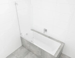Vaňová zástena SAT TGD NEW 150x80 cm chróm SATTGVZO150CRT SATTGVZO150CRT
