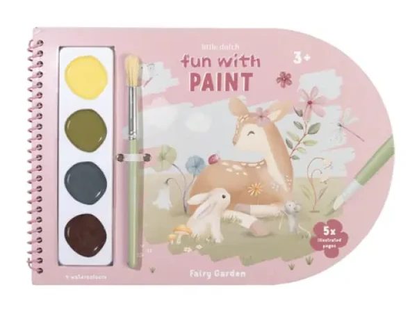 Little Dutch Omaľovánky s vodovkami Fairy Garden
