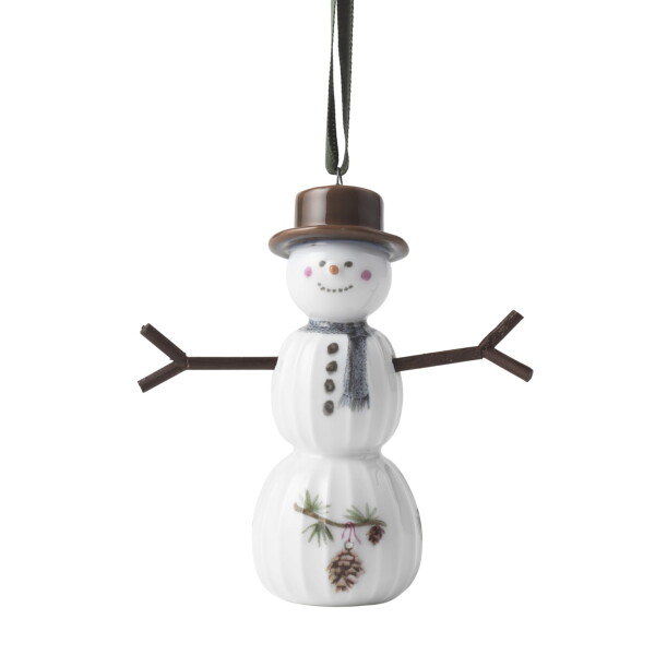 KÄHLER Vánoční ozdoba Hammershøi Christmas Snowman 9,5 cm