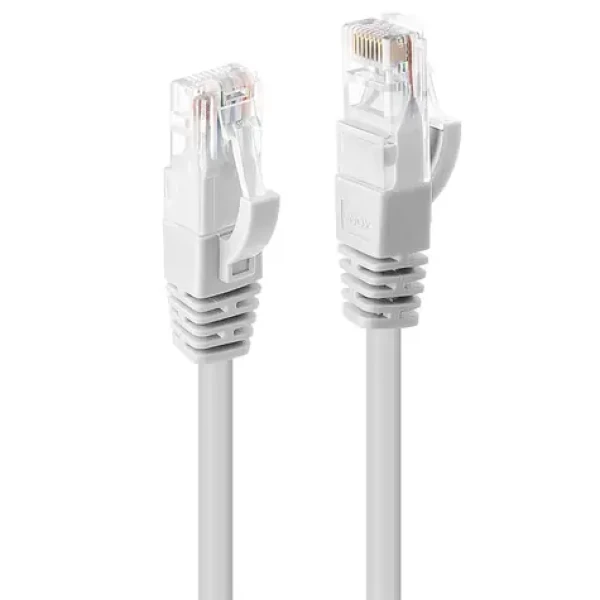 Lindy U/UTP Cat 6 biela / Sieťový kábel / 2 m / RJ-45 (48093)