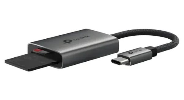 TP-LINK UA440C sivá / Čítačka kariet / USB-C 3.0 / SD microSD UHS-II / 2 sloty (UA440C)