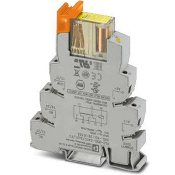 Phoenix Contact PLC-RSC- 24DC/2X21/FG reléový modul, 24 V/DC, 6 A, 2 prepínacie, Piece, 1 ks; 2910535
