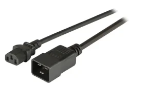 EFB EK531.1,8V2 čierna / Predlžovací napájací kábel / C20 - C13 / 1,8 m (EK531.1,8V2)
