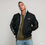 Bunda Alpha Industries MA-1 D-Tec SE Black / Grey L
