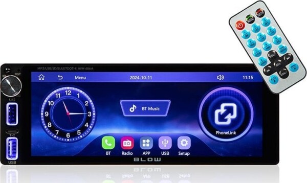 Blow 78-350# Radio avh-686a rds mp3/usb/micro sd/bluetooth
