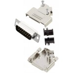 MH Connectors MHD45ZK15-DM15P-K sada D-SUB kolíkové lišty 45 ° Pólov: 15 spájkovaný 1 ks; MHD45ZK15-DM15P-K