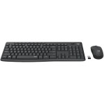 Logitech MK295 Slim Combo Graphite / Bezdrôtová sada klávesnice a myši / CZ layout / USB nanoprijímač (920-009808)