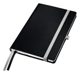 Leitz Zápisník STYLE saténovo čierna / Zápisník / A5 / tvrdé dosky / čisté listy (44520094)