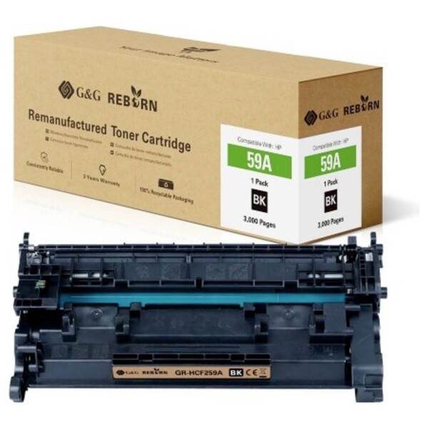 G&G Reborn remanufactured toner náhradný HP 59A čierna 3000 Seiten kompatibilná toner; 21237