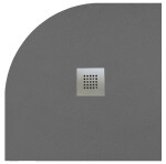 GELCO Sprchová vanička MITIA PMSR90 900x900 sivá profilovaná PMSR90