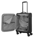Malý textilný kufor Travelite Umbria S Black