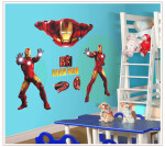 Veselá Stena 3D Samolepka Iron Man