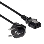 Akyga AK-PC-01A / Napájací kábel / IEC C13 - CEE 7/7 / 1,5 m / čierna (AK-PC-01A)