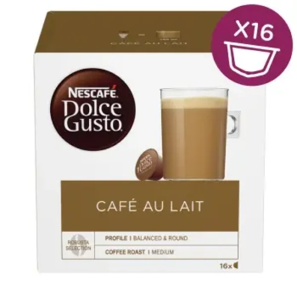 NESCAFÉ Dolce GUSTO Cafe Au Lait / Káva v kapsule / 16ks (Cafe Au Lait / 12395897)