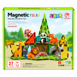 Mamido Magnetická stavebnica Zoo 27 dielikov
