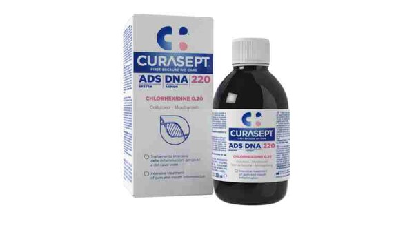 CURASEPT Ads 220 DNA 0,2% ústna voda 200 ml