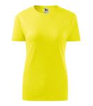 Klasické nové dámske tričko lemon S