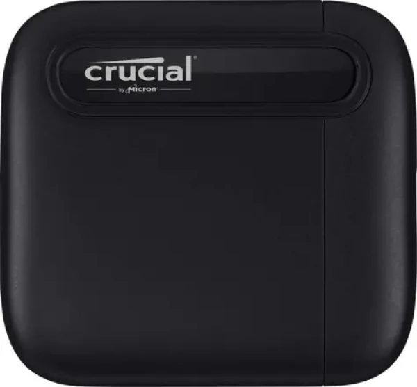 CRUCIAL X6 1TB čierna / Externý SSD / USB 3.2 Gen2 Type-C / R: 540 MBs / 3y / dopredaj (CT1000X6SSD9)