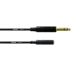 Cordial CFM 3 VY audio predlžovací kábel [1x jack zástrčka 6,35 mm - 1x jack zásuvka 3,5 mm] 3.00 m; CFM 3 VY