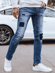 Pánske modré džínsové nohavice UX4297 modré - FashionStreet 31