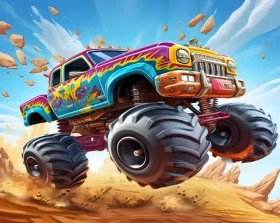 Norimpex Diamantové maľovanie Monster Truck