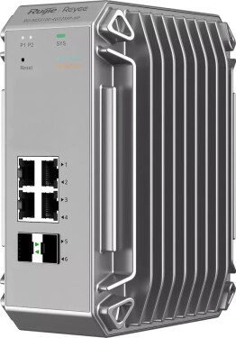 RUIJIE Prepínač przemysłowy z portami zarządzany RG-NIS3100-8GT4SFP-HP (8 x PoE+)