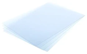 2x3 Krycia fólia do kliprámu B2 číra / Fólia / ABS antireflexný povrch / 510 x 710 mm / 2 ks