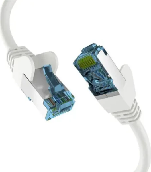 EFB Cat.7 S/FTP biela / Patch kábel / RJ-45 / LSZH / 600 MHz / 0,5 m (EC020200134)