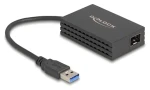 DeLock Adaptér USB 3.0 na SFP čierna / Sieťová karta / Gigabit LAN / 1x SFP Port (66463)