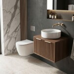 REA - Kúpeľňová skrinka pod umývadlo Core 60cm Brown REA-M0411