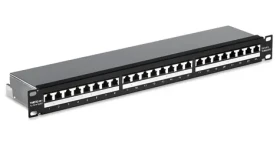 Trendnet TC-P24C6AS čierna / Patch panel / 24 portov / Cat6A / tienený / 1U (TC-P24C6AS)