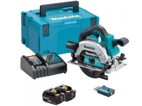 Makita DHS661RTJU / Aku Okružná píla / 18V / Priemer 165 mm / 5000 ot-min / Hĺbka rezu 57 mm / 2x 5.0Ah (DHS661RTJU)
