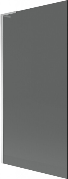 MEXEN/S - Next L vaňová zástena FIX 90, x 150, grafit, chróm - 895-050-000-03-40-01 895-090-000-03-40-01