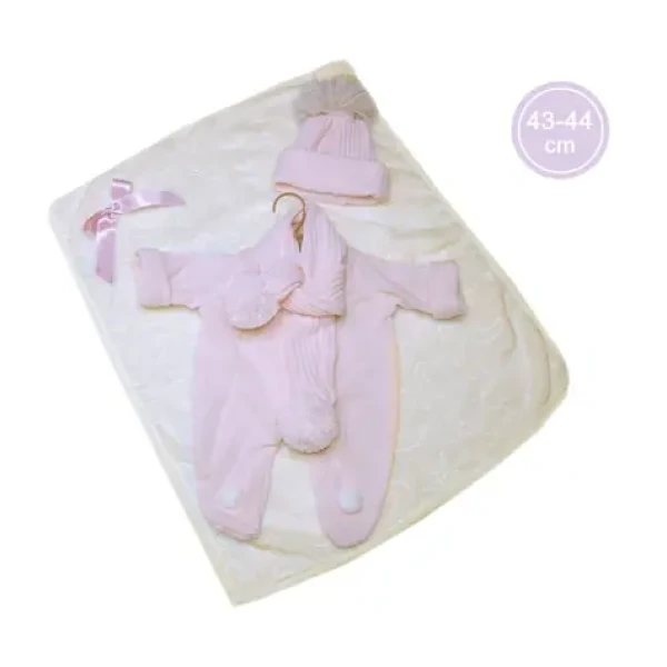 Llorens M843-16 oblečok pre bábiku bábätko NEW BORN veľkosti 43-44 cm