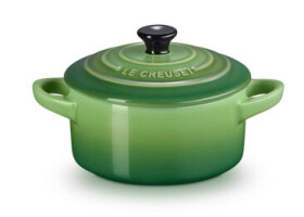 Le Creuset Mini hrniec s pokrievkou 10 cm zelená (71901104080100)