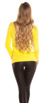 Trendy KouCla v-sweater with Zip "PERVERT" Einheitsgroesse