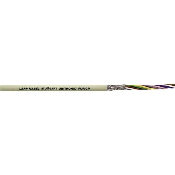 LAPP 32803/100 dátový kábel UNITRONIC® PUR CP 5 x 0.25 mm² sivá 100 m; 32803/100