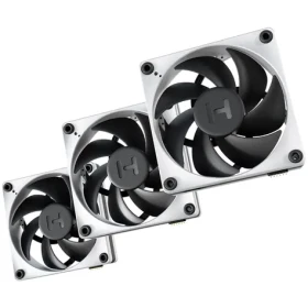 Hyte FP12 THICC FAN 3ks čierno-biela / 120mm / 47.3 dB @ 3000 RPM / 105.8 CFM / 4-Pin PWM (FAN-HYTE-FP12-BW-3)