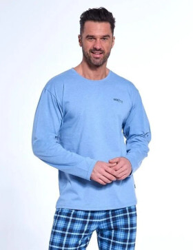 Cornette 124/188 Strong 2 long/r S-2XL pánske pyžamo modrá S
